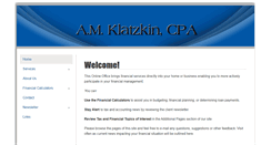 Desktop Screenshot of amklatzkin.com