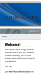 Mobile Screenshot of amklatzkin.com
